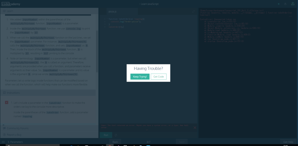WEB系の言語や開発がゲームみたいに勉強できるCodecademyがすごい Think, Express, Action