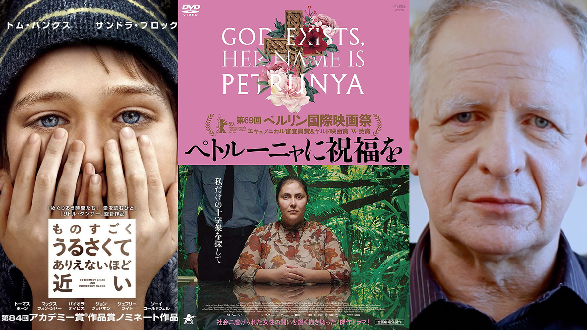 3作品のキービジュアル。真正面を向いた顔面たち。