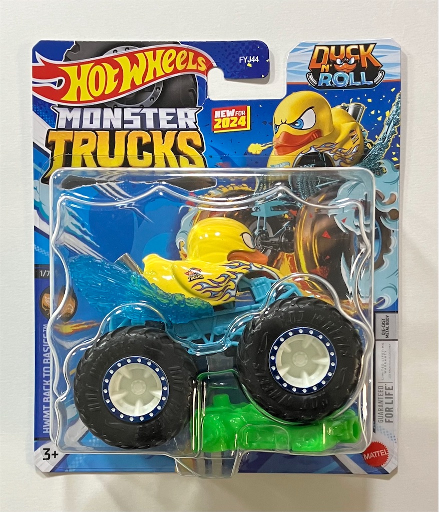 ホットウィール モンスタートラック DUCK N' ROLL - 3インチのジャーナル