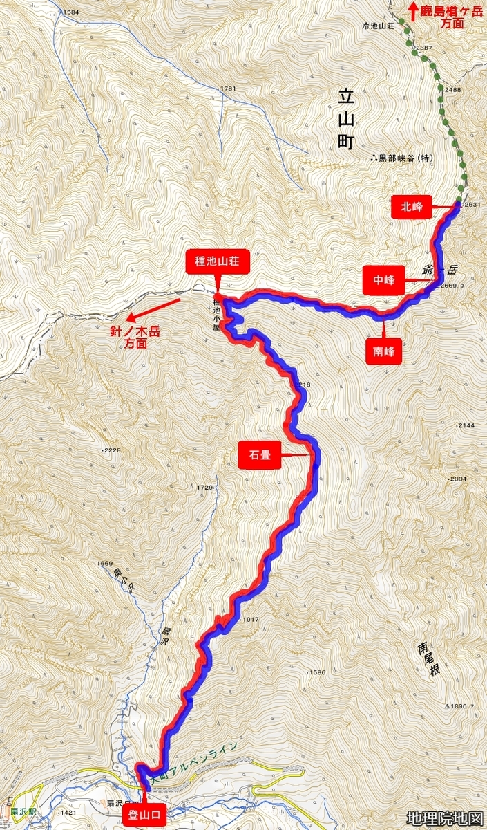 北アルプス 爺ヶ岳 で稜線歩きを楽しむ 柏原新道ピストン ３peaks
