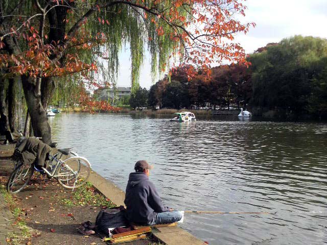 到着と同時に釣りおやじと遭遇