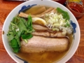 [有楽町][ラーメン][茶飯]大きめチャーシュー3枚！麺屋ひょっとこの和風柚子焼豚柳麺（900円）