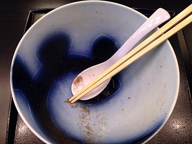 完食してスゴイ量の粉末が使われていたことに気づく