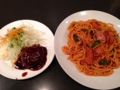 [吉祥寺][洋食][パスタ][カフェ・喫茶店][居酒屋][ドラマ][孤独のグルメ]大盛りにしたからかナポリタンは直径30cmくらいのデカ皿に