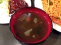 [吉祥寺][洋食][パスタ][カフェ・喫茶店][居酒屋][ドラマ][孤独のグルメ]濃い色の味噌汁もダシがしっかり感じられてナイス