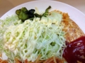 [新橋][洋食][パスタ]オムライスもナポリタンも濃いからマヨネーズたっぷりサラダとの相性