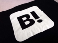 [はてな][はてなブックマーク][Tシャツ]胸元部分に「B！」のみ、潔すぎるデザイン