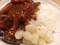 [根津][居酒屋][ドラマ][孤独のグルメ]カレーの辛さとラッキョウの酸味は酔い醒ましにピッタリかも
