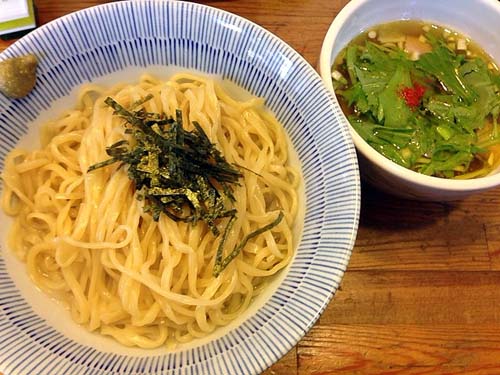 メインで頼んだ塩つけ麺並盛り750円