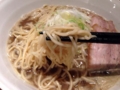 [銀座][東銀座][ラーメン]細麺なのにパッツンパッツンの食感は啜るというよりは噛む