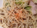 [銀座][東銀座][ラーメン]唐辛子が合うあたり、中華そばよりは蕎麦に近いよなって毎回思います