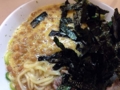 [新橋][ラーメン]基本的にほりうちの盛りつけはきっぷがいいので納豆ももちろん多め