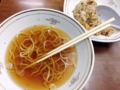 [有楽町][ラーメン][チャーハン]バランスよく食べ進めまして…