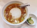 [新橋][ラーメン]新橋店のみの限定提供、「らぁめん ほりうち」の朝ぞうすい390円