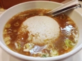 [新橋][ラーメン]新橋店のみの限定提供、「らぁめん ほりうち」の朝ぞうすい390円