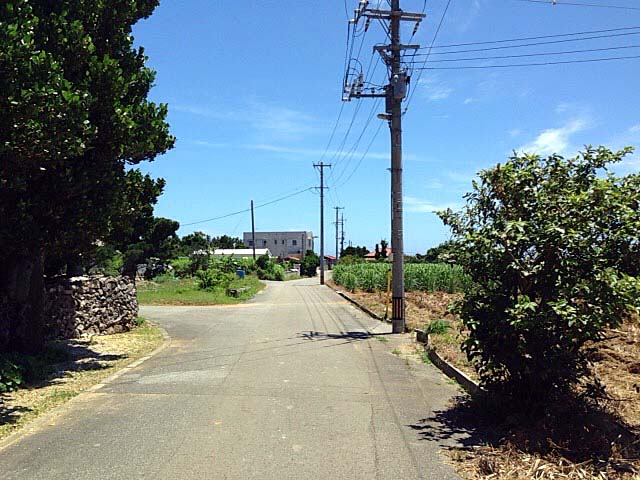 集落内はこんな感じで人の気配を漂わせております