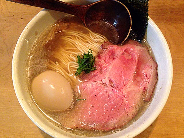 方南町「中華蕎麦 蘭鋳」の味玉そば