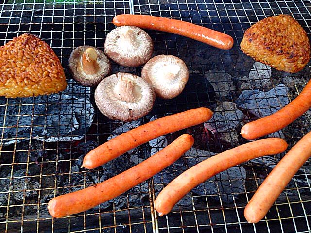 ジャンボしいたけを囲んで焼きまくり@千葉「佐倉きのこ園」 ジャンボしいたけを囲んで焼きまくり@千葉「佐倉きのこ園」