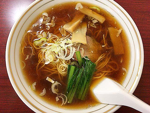 アッサリテイストの鶏ガラ醤油ラーメン＠神田「栄屋ミルクホール」