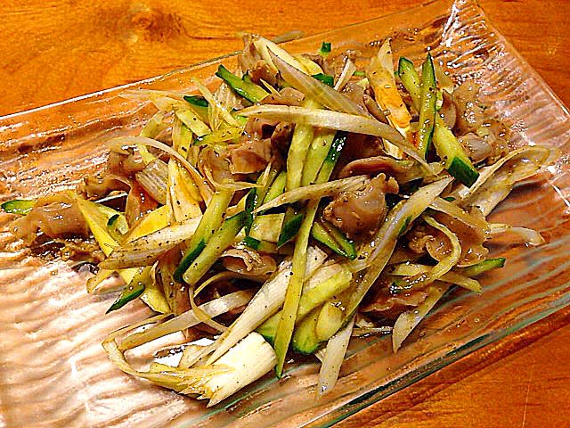 砂肝の冷菜＠名古屋の老舗中華料理屋「萬珍軒」