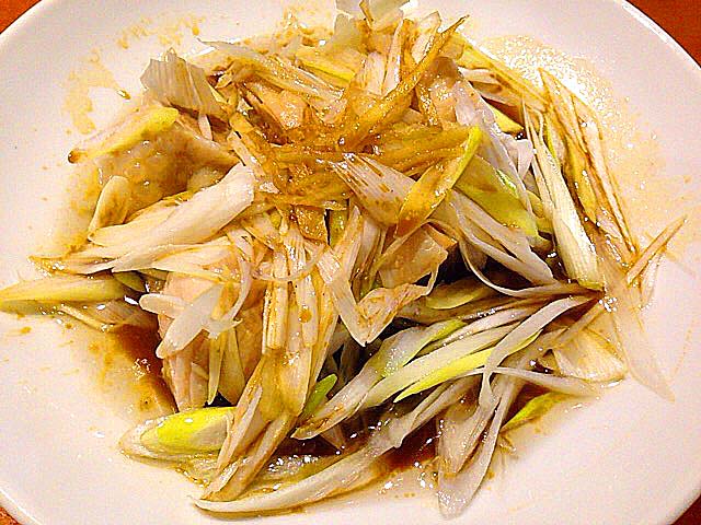 蒸し鶏のネギソース＠名古屋の老舗中華料理屋「萬珍軒」