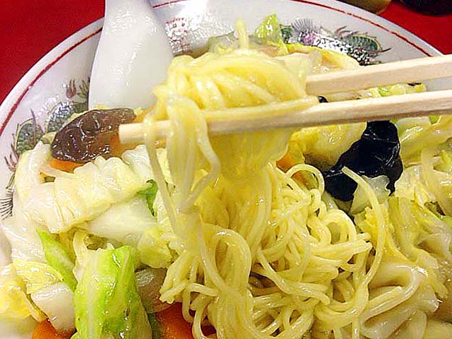 銀座の老舗「中華三原」のタンメン