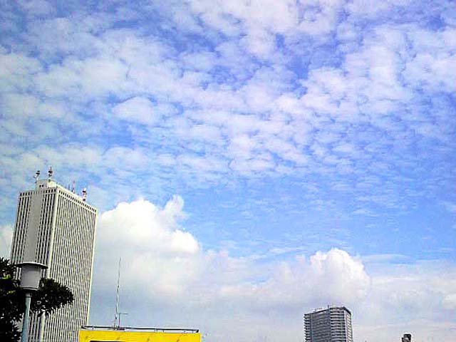青空がおかず＠2008年9月頃の西武池袋本店屋上