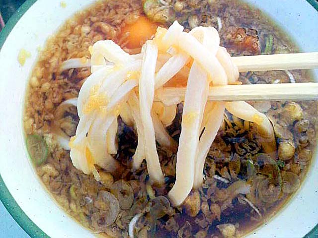 池袋西武屋上の老舗「かるかや」の釜揚げうどん＠2008年9月頃