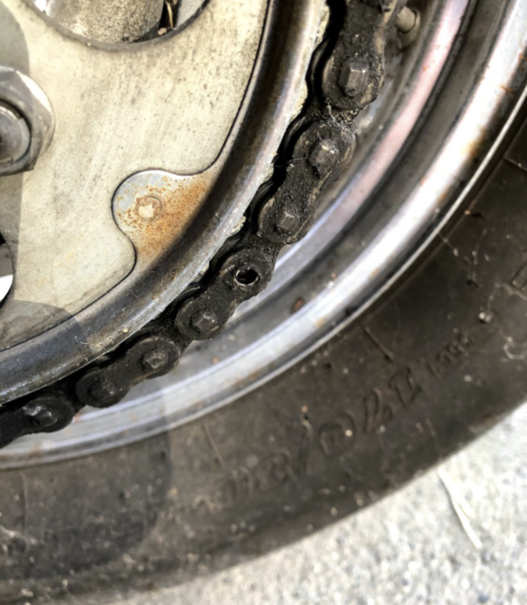 チェーンカッター途中