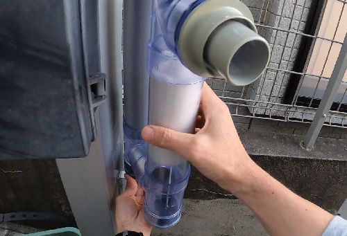 洗車用の雨水タンクを設置した3 - たくさん悩んで新昭和