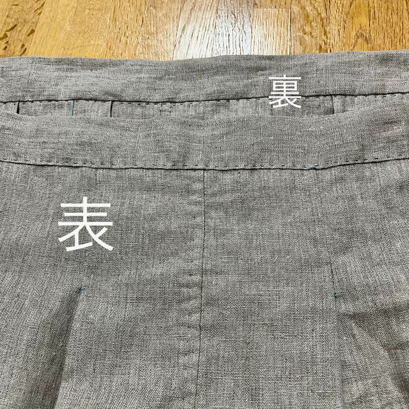 縫えました