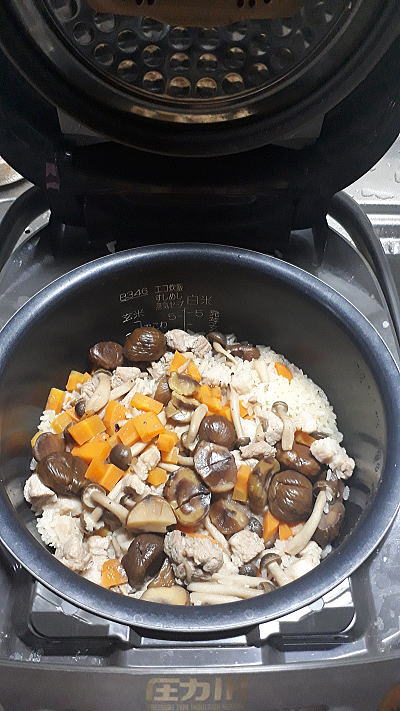 甘栗の炊き込みご飯