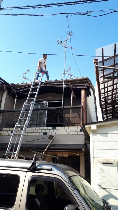 テレビアンテナ工事