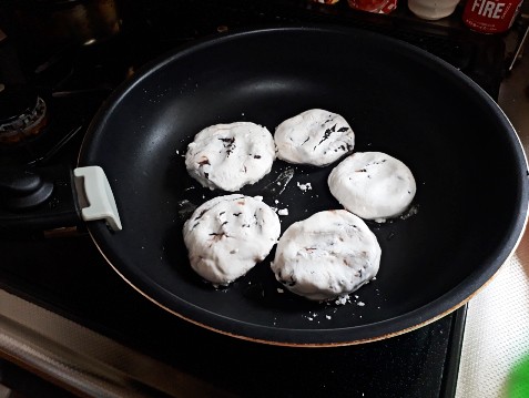 フライパンで焼く