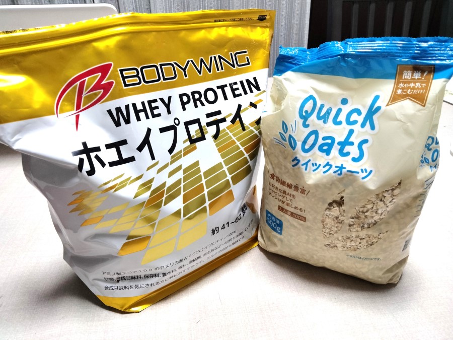 オートミールとプロテイン