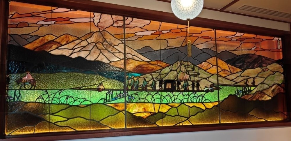 軽井沢万平ホテルのステンドグラス