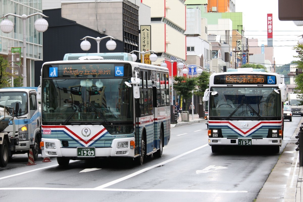 19年夏の八戸市営バス Akbとバスが好きな人のしょうもない日記
