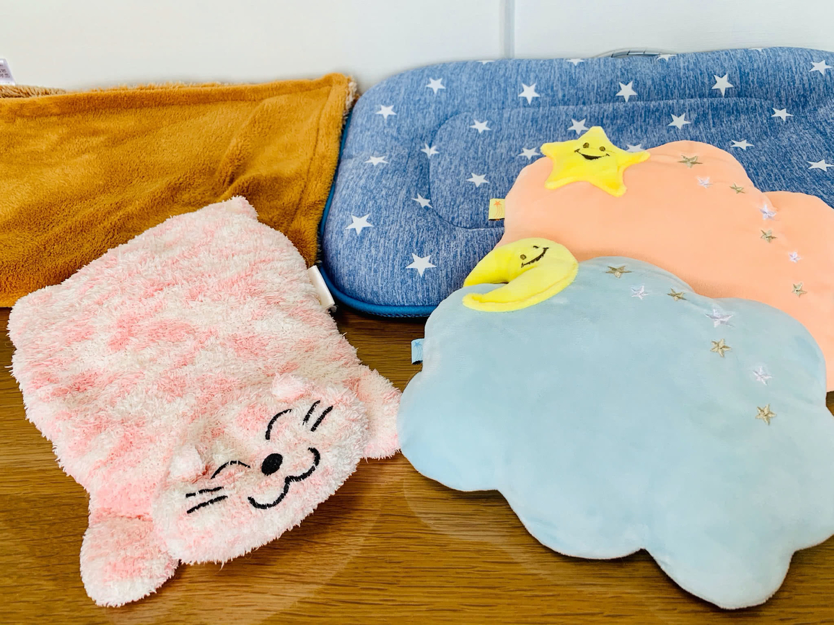 ふみふみクッションたち