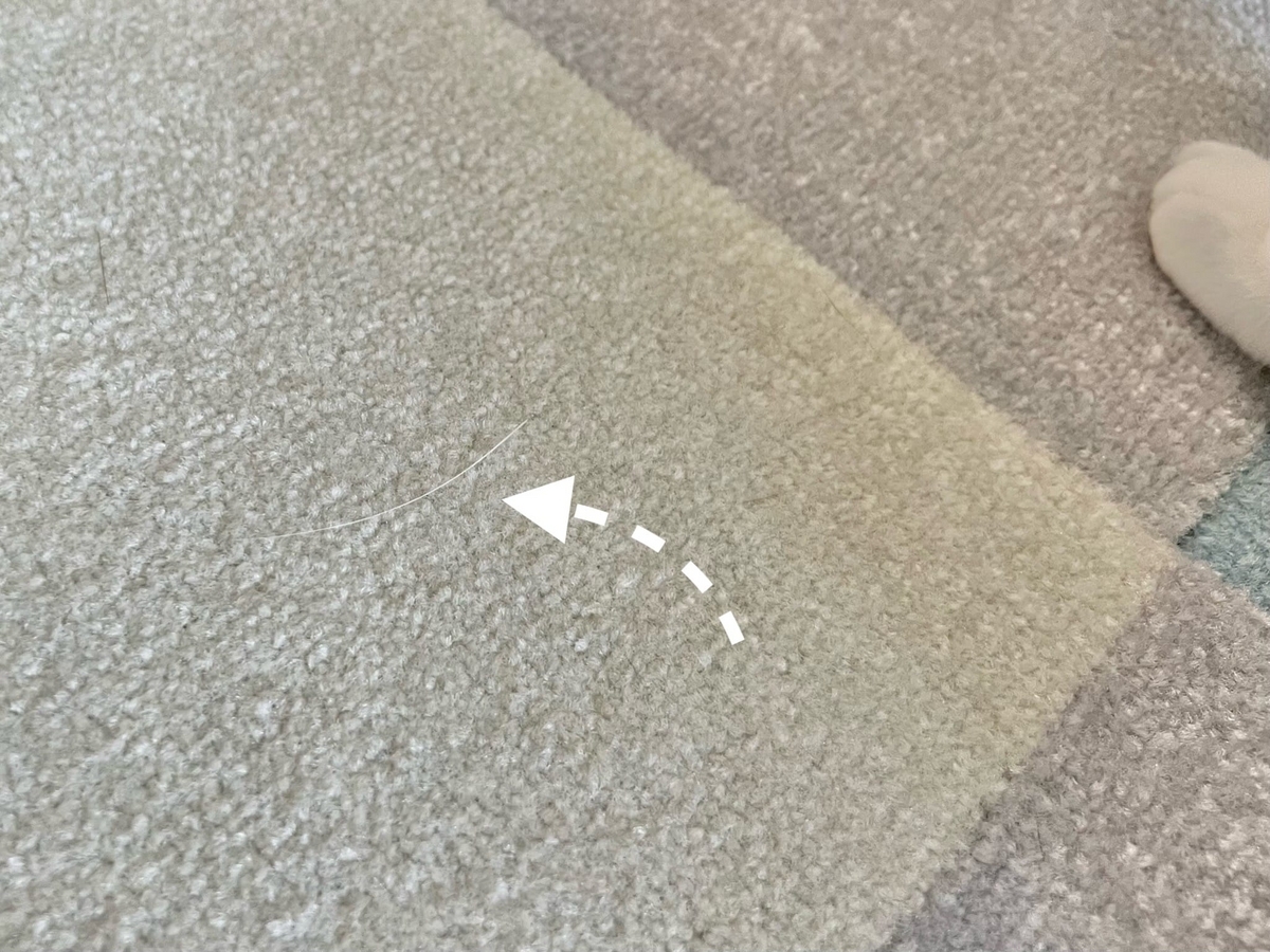 ヒゲの抜け毛