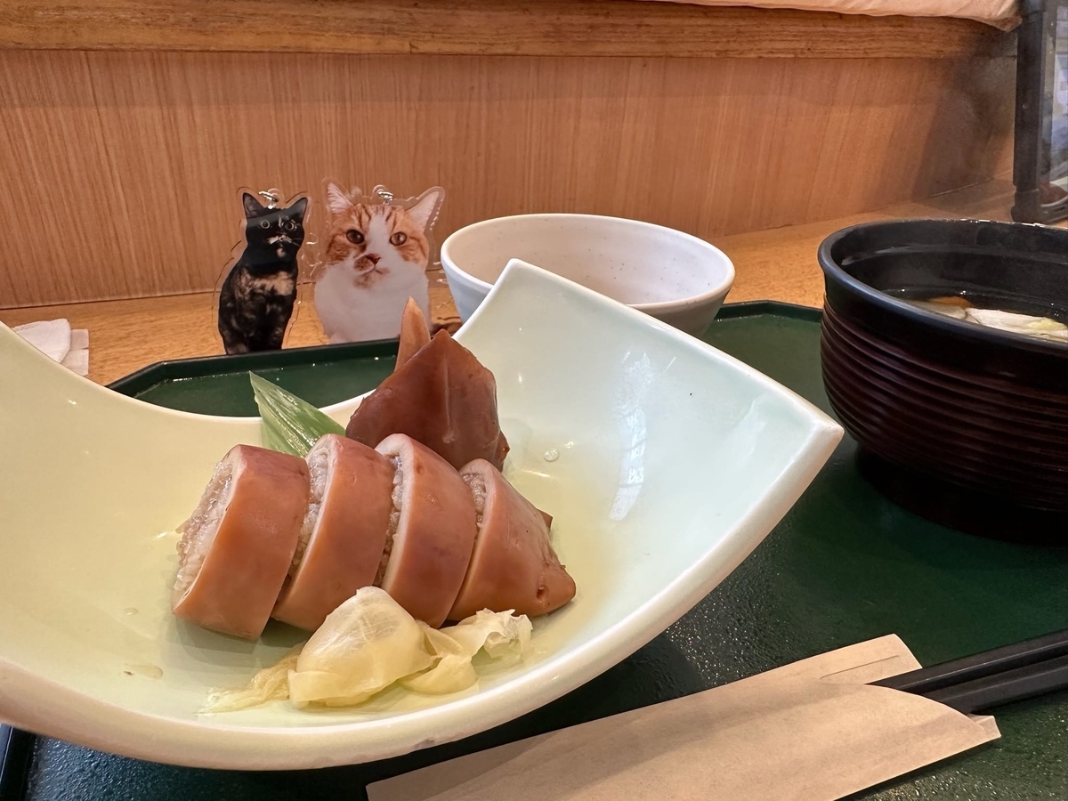 イカ飯とせんべい汁