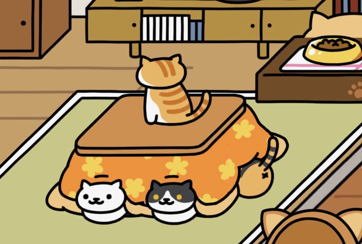 ねこあつめのこたつ猫さんたち