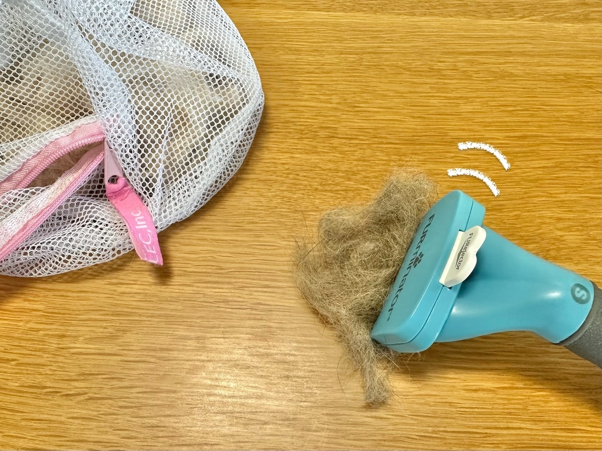 猫毛ほぐし