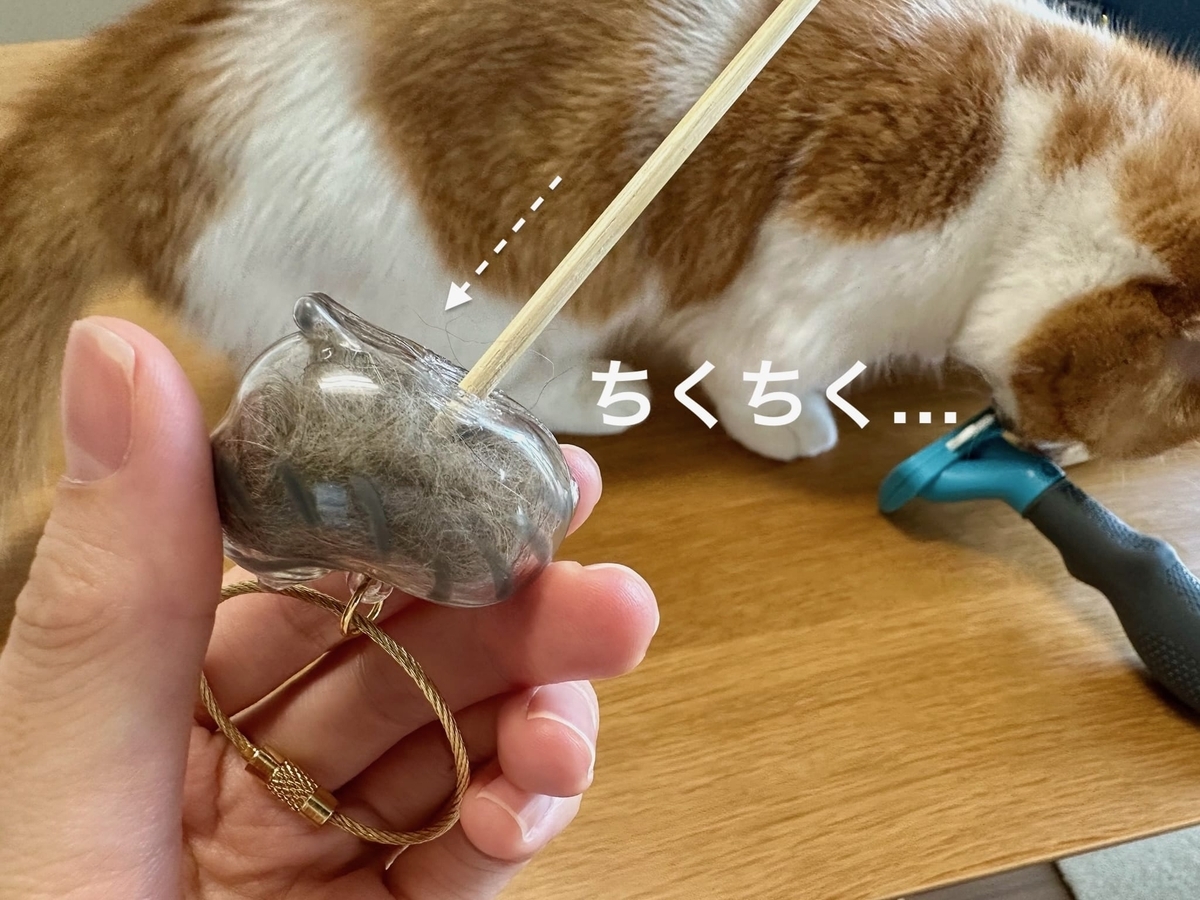竹串でけだまだまに詰めていく
