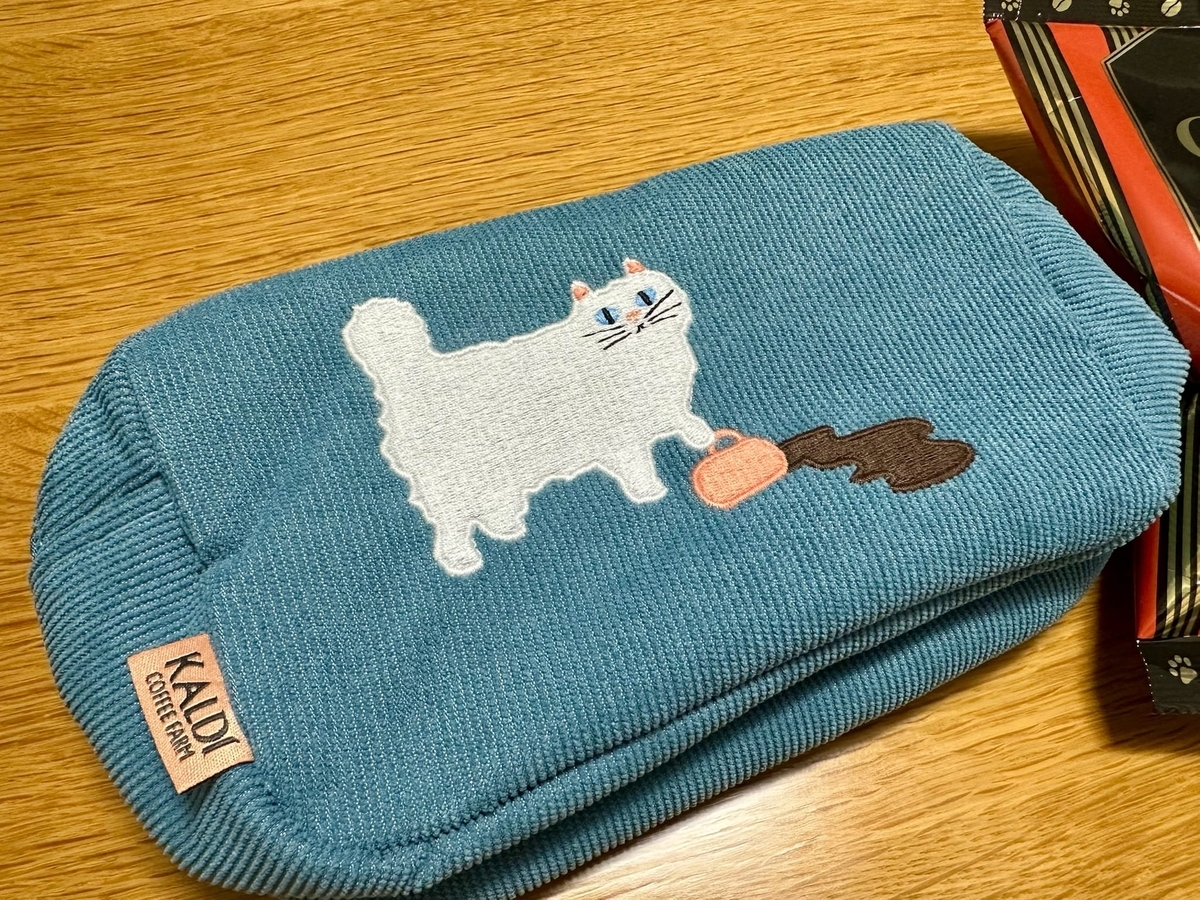 カルディの猫さんポーチとコーヒー2