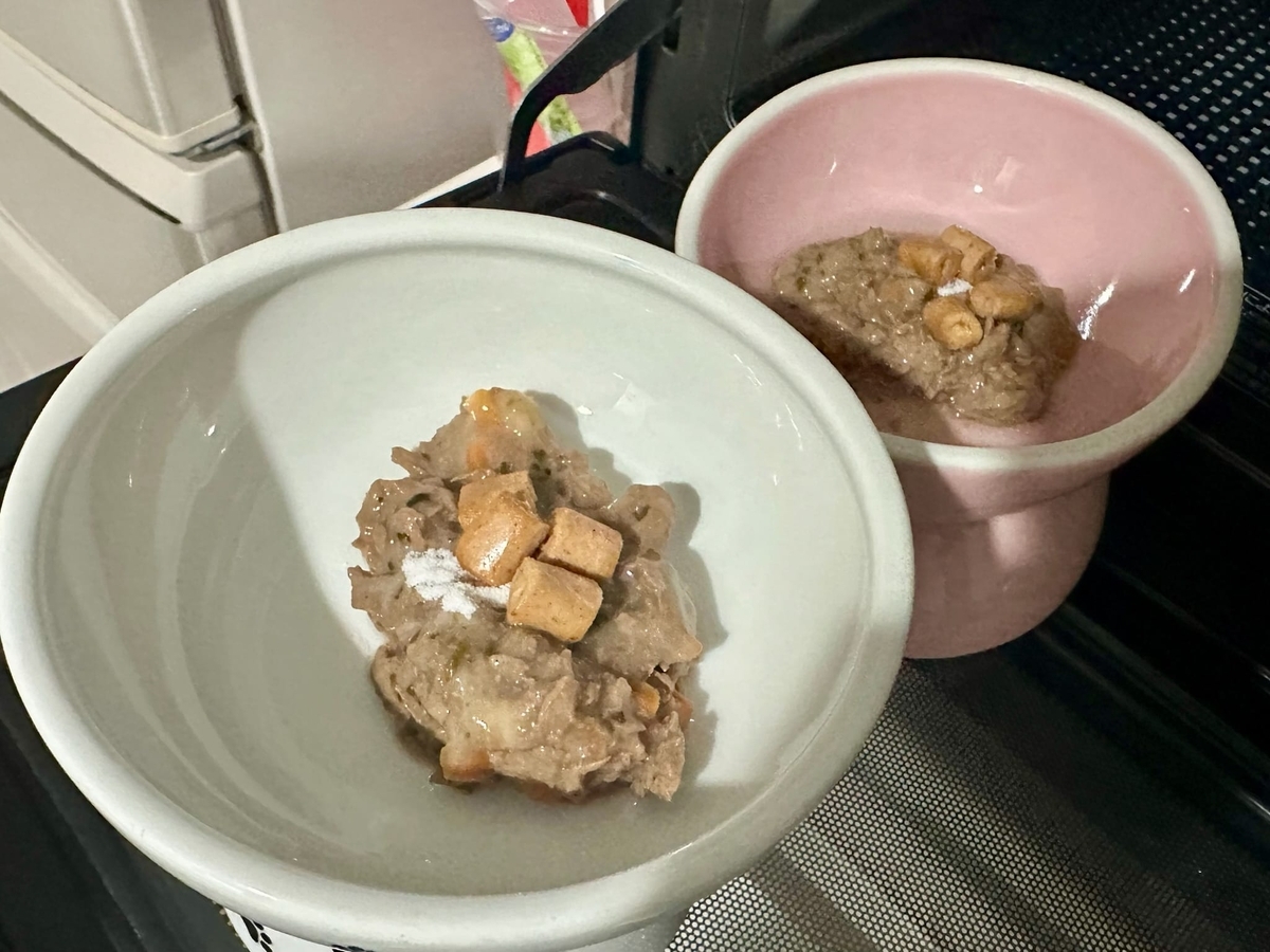 ちゅーるビッツトッピング