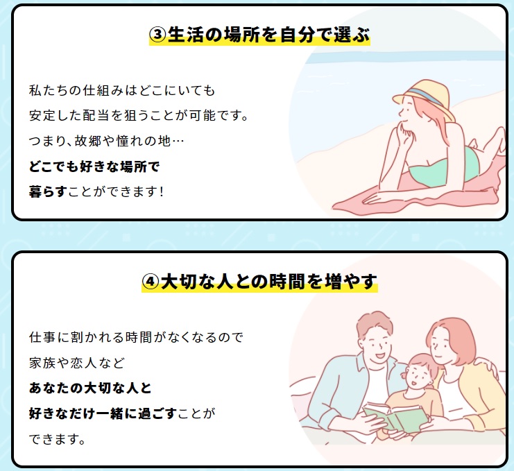 FIRE達成で叶うライフスタイルを説明した画像