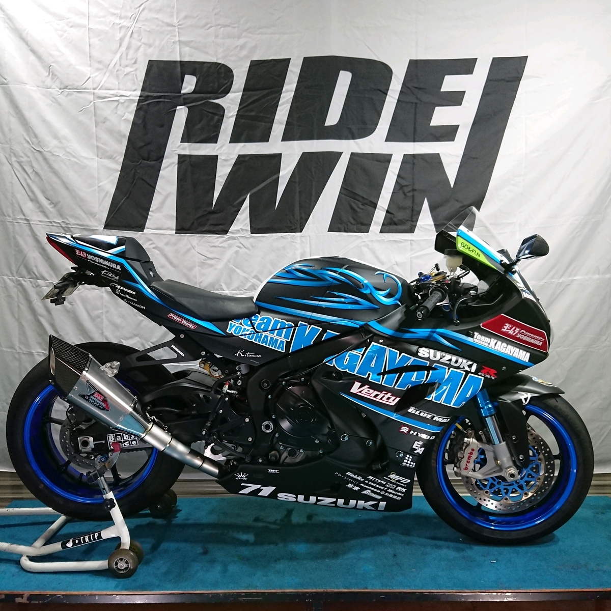 SUZUKI R1000('17) 耐久カウル（ストリート）換装、デカール