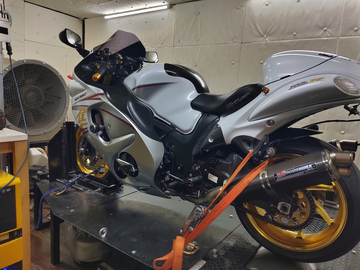GSX1300R(2011) 隼 ECUチューニング（ECU書換）＆現車セッティング