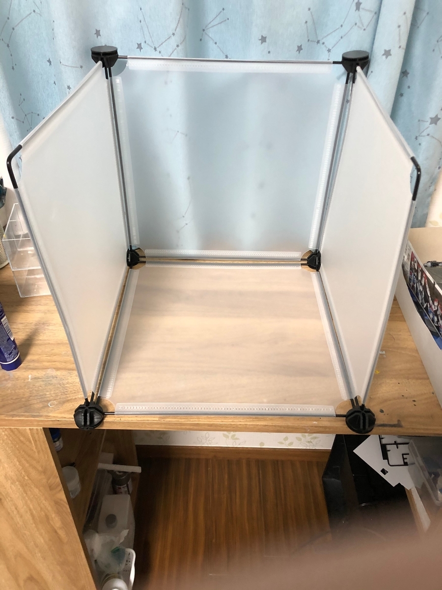 ダイソーの道具でガンプラ撮影ブースを作ってみました タンキチとゲーマー彼女の初めての同棲日記