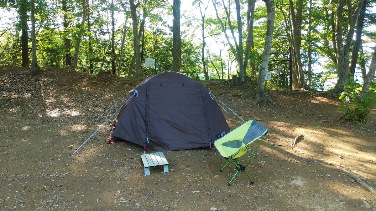 御前山青少年旅行村に行ってきました 座 テント ソロキャンと登山